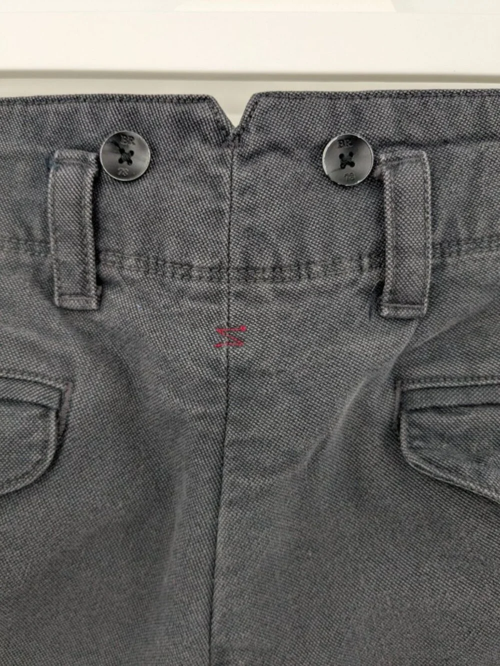 Banana Republic Straight Leg Chino Pants Minimalist Grunge Tailored Trousers 31